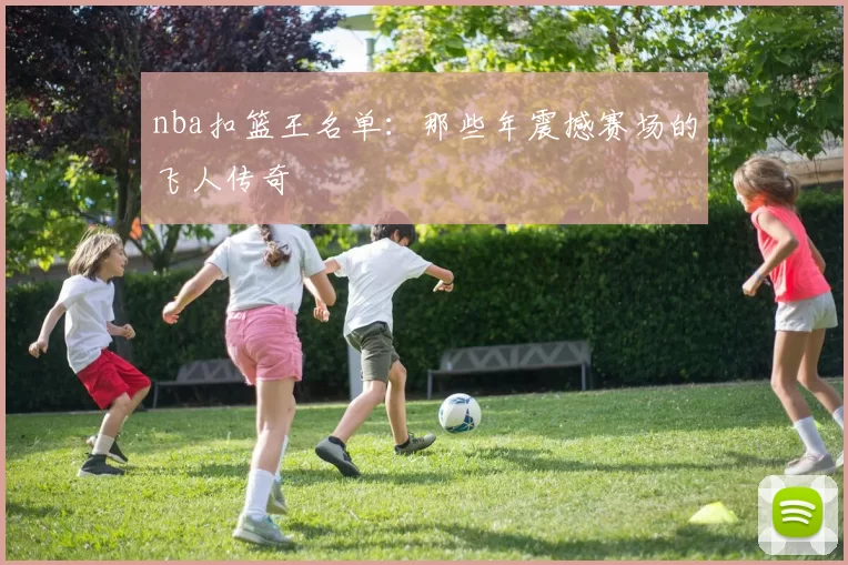 nba扣篮王名单:那些年震撼赛场的飞人传奇